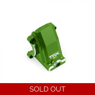 Housing, differential (front/rear), 6061-T6 aluminum (green-anodized) Housing, differential (front/rear), 6061-T6 aluminum (green-anodized)